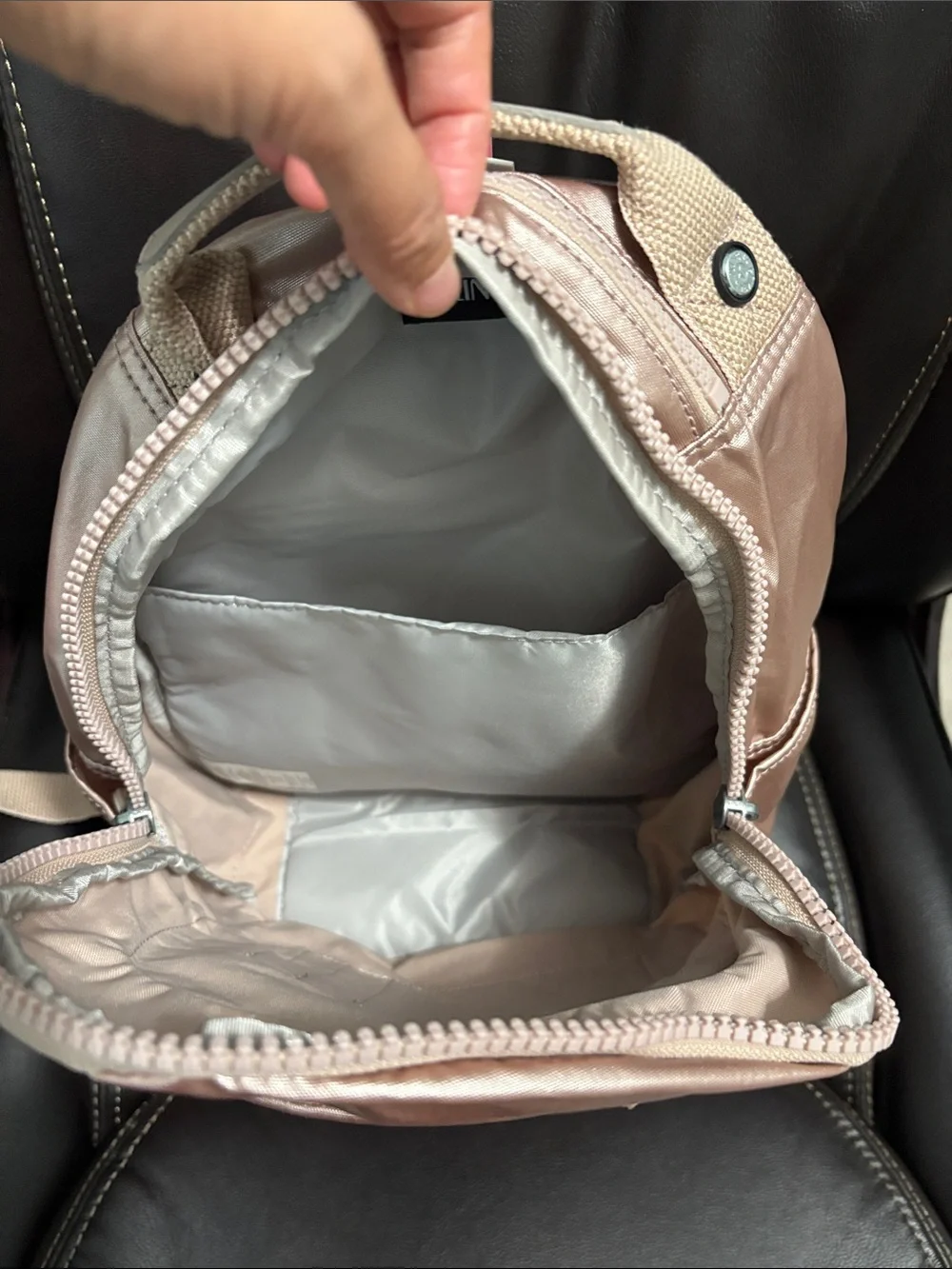 Kipling Women’s Seoul Small Tablet Backpack in Quartz Metallic